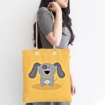 - Canta-4872-1 - Realhomes Realhomes Köpek Desenli Dijital Baskılı Kumaş Plaj Çantası Realhomes