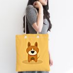 - Canta-4878-1 - Realhomes Realhomes Köpek Desenli Dijital Baskılı Kumaş Plaj Çantası Realhomes