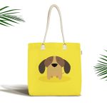 - Canta-4884 - Realhomes Realhomes Köpek Desenli Dijital Baskılı Kumaş Plaj Çantası Realhomes