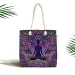 Rengarenk Dekoratif Özel Tasarım Kumaş Plaj Çantası Realhomes