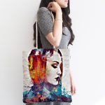 - Canta-5081-1 - Realhomes Pastel Renklerde Kızıl Saçlı Kumaş Plaj Çantası Realhomes