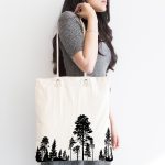 - Canta-5232-1 - Realhomes Realhomes Ağaç Tasarımlı Kumaş Plaj Çantası Realhomes