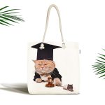 - Canta-5643 - Realhomes Hakim Kıyafetli Dijital Baskılı Kumaş Plaj Çantası Realhomes