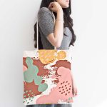 - Canta-5742-1 - Realhomes Realhomes Özel Tasarımlı Renkli Kumaş Plaj Çantası Realhomes