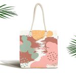 - Canta-5742 - Realhomes Realhomes Özel Tasarımlı Renkli Kumaş Plaj Çantası Realhomes