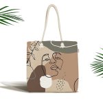 Realhomes Bohemian Özel Tasarım Kumaş Plaj Çantası Realhomes