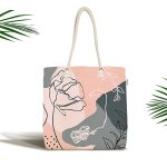 Realhomes Bohemian Özel Tasarım Kumaş Plaj Çantası Realhomes