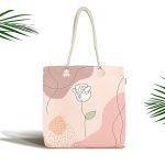 - Canta-5788 - Realhomes Realhomes Gül Motifli Bohemian Kumaş Plaj Çantası Realhomes