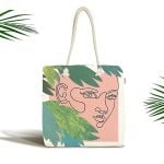 Realhomes Bohemian Özel Tasarım Kumaş Plaj Çantası Realhomes