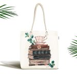 Sevgililer Günü Temalı Özel Tasarım Dijital Baskılı Kumaş Plaj Çantası Realhomes