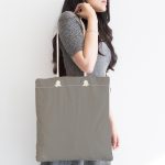 - Canta-954-1 - Realhomes Gri Dijital Baskılı Kumaş Plaj Çantası Realhomes