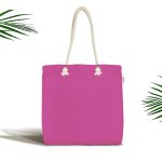 - Canta-mor - Realhomes Realhomes Mor Renkli Dijital Baskılı Kumaş Plaj Çantası Realhomes