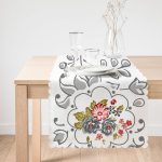 - REALrunner299-1 - Realhomes RealHomes Özel Tasarım Dijital Baskılı Dekoratif Runner Realhomes