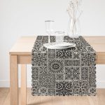 - REALrunner323-1 - Realhomes RealHomes Özel Tasarım Dijital Baskılı Dekoratif Runner Realhomes