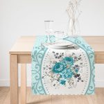 - REALrunner358-1 - Realhomes RealHomes Özel Tasarım Dijital Baskılı Dekoratif Runner Realhomes