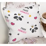 - merry christmas - Realhomes  Realhomes Panda Princess Tasarımlı Dijital Baskılı Modern Yastık Kırlent Kılıfı Realhomes
