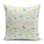 - Основные RGB - Realhomes Bebek Desenli Tavuk Ve Tavşan Dijital Baskılı Özel Tasarım Modern Yastık Kırlent Kılıfı Realhomes