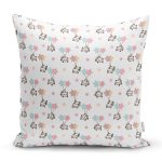 - ARTBOARD - Realhomes Realhomes Yıldız Balonla Uçan Panda Tasarımlı Dijital Baskılı Modern Yastık Kırlent Kılıfı Realhomes