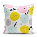 - Web - Realhomes Puanlı Bebek Desenli Dijital Baskılı Özel Tasarım Modern Yastık Kırlent Kılıfı Realhomes