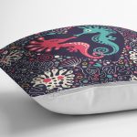 - Rh-K107-2 - Realhomes Denizatı Aşk Temalı Dijital Baskılı Dekoratif Modern Yastık Kırlent Kılıfı Realhomes