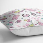 Realhomes Baby Motifli Özel Tasarım Dijital Baskılı Modern Yastık Kırlent Kılıfı Realhomes