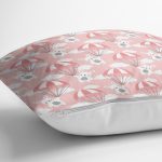 - Print - Realhomes Realhomes Paraşütlü Tavşan Motifli Özel Tasarım Dijital Baskılı Modern Yastık Kırlent Kılıfı Realhomes