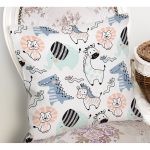 Realhomes Sevimli Hayvanlar Özel Tasarım Dijital Baskılı Modern Yastık Kırlent Kılıfı Realhomes