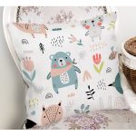 Realhomes Sevimli Hayvanlar Özel Tasarım Dijital Baskılı Modern Yastık Kırlent Kılıfı Realhomes