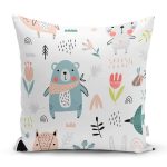 Realhomes Sevimli Hayvanlar Özel Tasarım Dijital Baskılı Modern Yastık Kırlent Kılıfı Realhomes