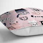 Realhomes Sevimli Kediler Özel Tasarım Dijital Baskılı Modern Yastık Kırlent Kılıfı Realhomes