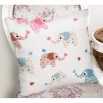 Sevimli Filler Dijital Baskılı Özel Tasarım Modern Yastık Kırlent Kılıfı Realhomes