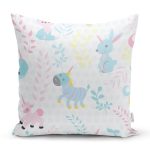 Unicorn Motifli Dijital Baskılı Özel Tasarım Modern Yastık Kırlent Kılıfı Realhomes
