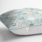 Uyku Saati Temalı Dijital Baskılı Özel Tasarım Modern Yastık Kırlent Kılıfı Realhomes