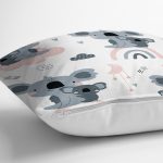 Sevimli Kolalar Dijital Baskılı Özel Tasarım Modern Yastık Kırlent Kılıfı Realhomes