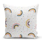 - 49 Pattern 2100px Shutterstock - Realhomes Puanlı Zeminde Gökkuşağı Motifli Dijital Baskılı Özel Tasarım Modern Yastık Kırlent Kılıfı Realhomes