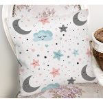 - Rh-K1245-1 - Realhomes Uyku Odası Temalı Dijital Baskılı Özel Tasarım Modern Yastık Kırlent Kılıfı Realhomes