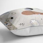 - Печать - Realhomes Sevimli Orman Hayvanları Temalı Dijital Baskılı Özel Tasarım Modern Yastık Kırlent Kılıfı Realhomes