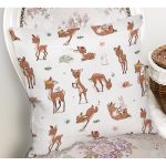 Sevimli Ceylan Ve Tavşan Motifli Dijital Baskılı Özel Tasarım Modern Yastık Kırlent Kılıfı Realhomes