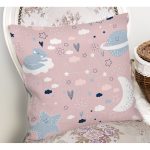 Uyku Odası Temalı Dijital Baskılı Özel Tasarım Modern Yastık Kırlent Kılıfı Realhomes