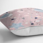 Uyku Odası Temalı Dijital Baskılı Özel Tasarım Modern Yastık Kırlent Kılıfı Realhomes