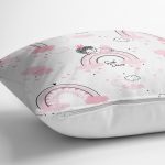 - PBG-pattern-shutterstock - Realhomes Uyku Odası Pembe Gökkuşağı Desenli Dijital Baskılı Özel Tasarım Modern Yastık Kırlent Kılıfı Realhomes