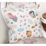 Orman Temalı Dijital Baskılı Özel Tasarım Modern Yastık Kırlent Kılıfı Realhomes