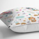 Orman Temalı Dijital Baskılı Özel Tasarım Modern Yastık Kırlent Kılıfı Realhomes