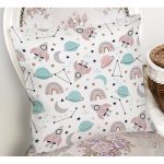 - Rh-K1297-1 - Realhomes Çocuk Odası Uzay Temalı Dijital Baskılı Özel Tasarım Modern Yastık Kırlent Kılıfı Realhomes