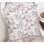 - Web - Realhomes Sevimli Unicorn Motifli Dijital Baskılı Özel Tasarım Modern Yastık Kırlent Kılıfı Realhomes