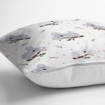 Sevimli Koala Desenli Dijital Baskılı Özel Tasarım Modern Yastık Kırlent Kılıfı Realhomes