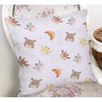 Çocuk Odası Sevimli Hayvanlar Desenli Dijital Baskılı Özel Tasarım Modern Yastık Kırlent Kılıfı Realhomes
