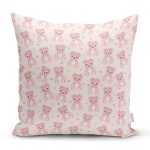 - Печать - Realhomes Sevimli Minik Ayıcık Motifli Dijital Baskılı Özel Tasarım Modern Yastık Kırlent Kılıfı Realhomes