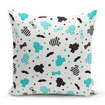 Bebek Kıyafetleri Desenli Dijital Baskılı Özel Tasarım Modern Yastık Kırlent Kılıfı Realhomes