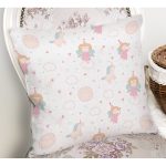 - Основные RGB - Realhomes Pembe Peri Kızı Ve Unicorn Desenli Dijital Baskılı Özel Tasarım Modern Yastık Kırlent Kılıfı Realhomes